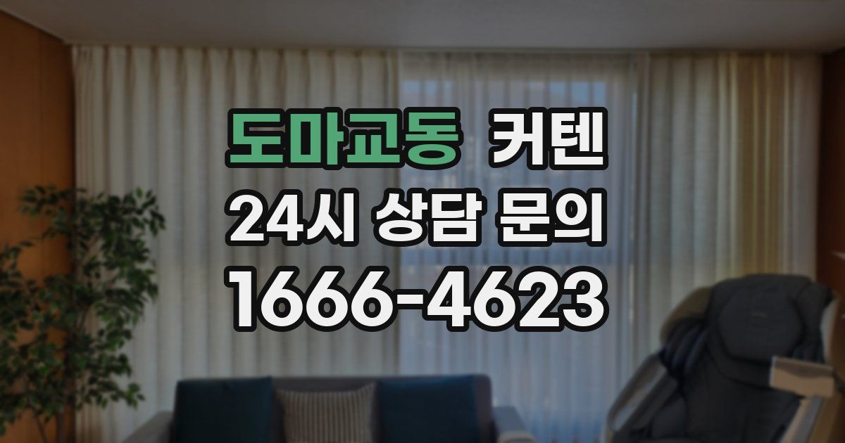 도마교동 커텐