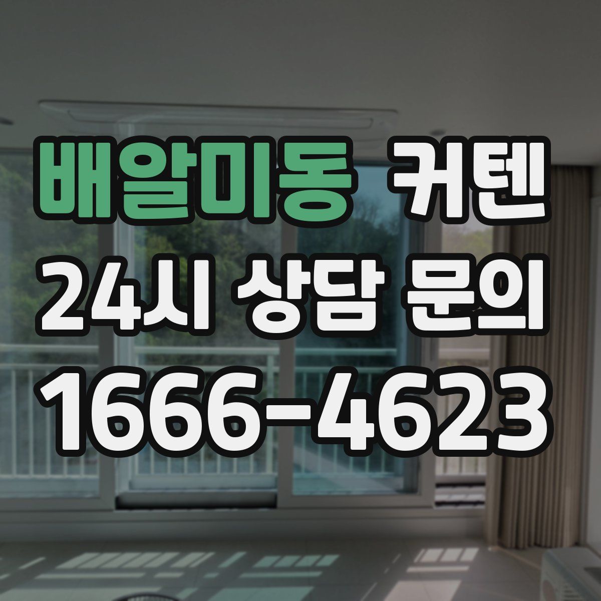 배알미동 커텐