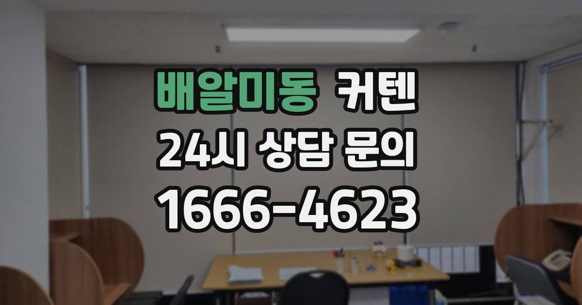 배알미동 커텐