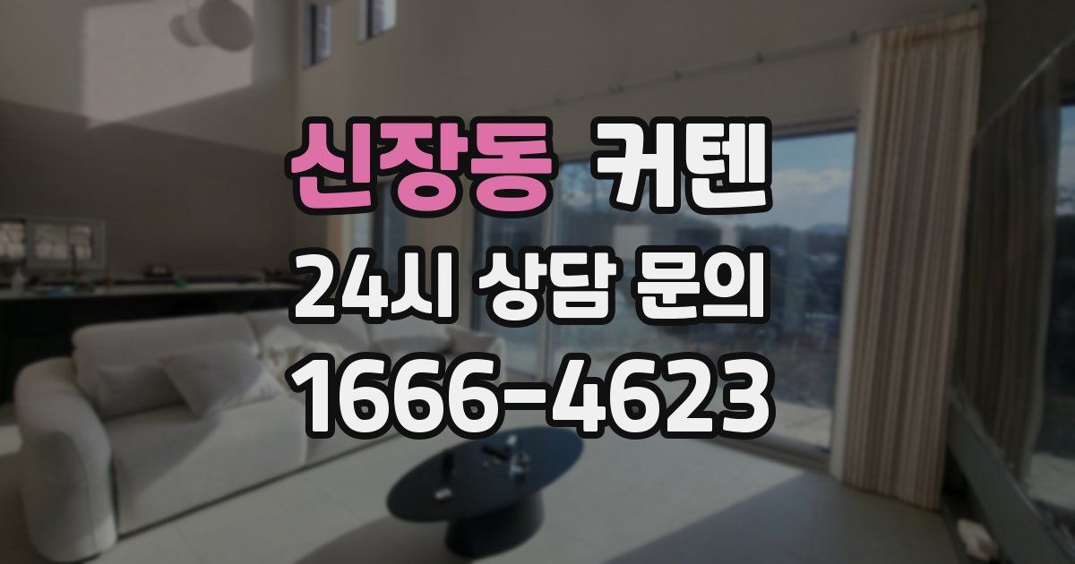 신장동 커텐