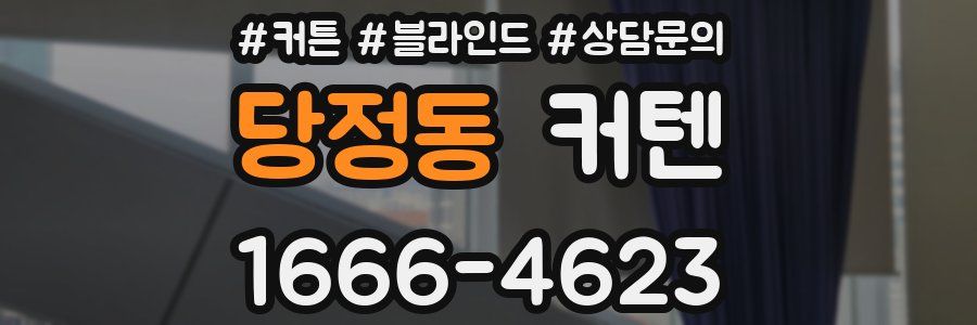 당정동 커텐