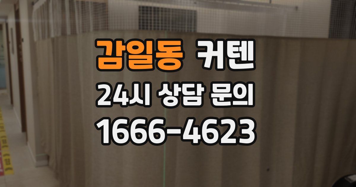 감일동 커텐