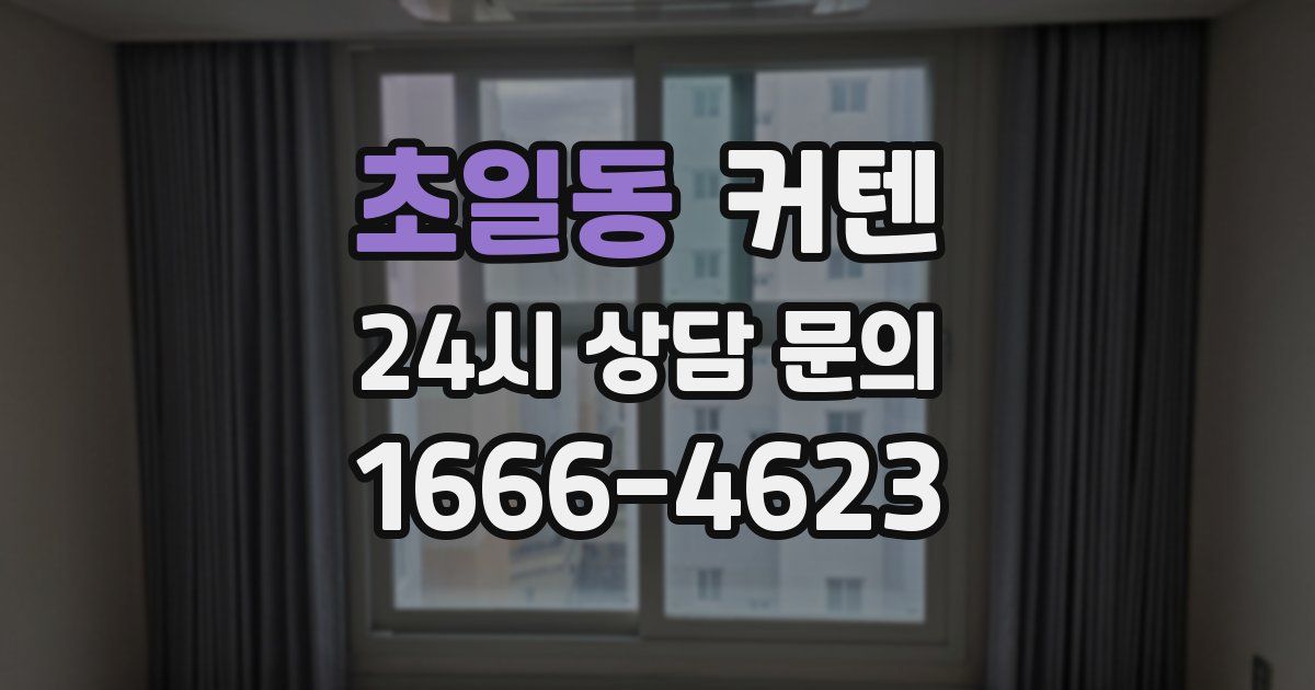초일동 커텐