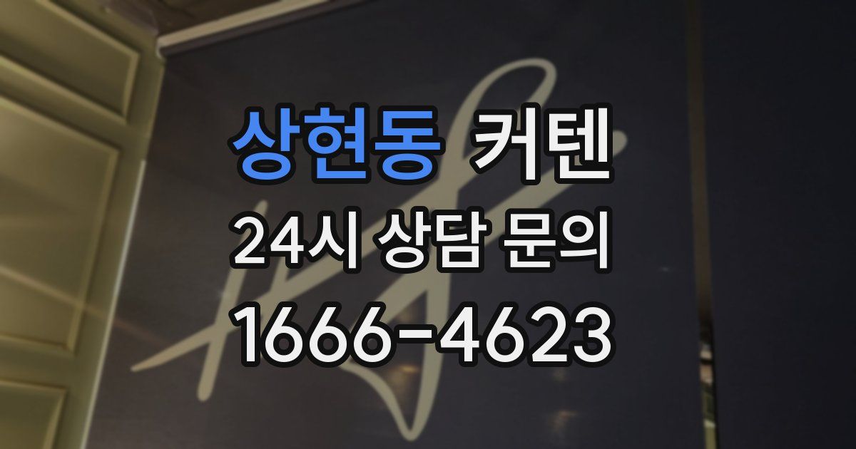 상현동 커텐
