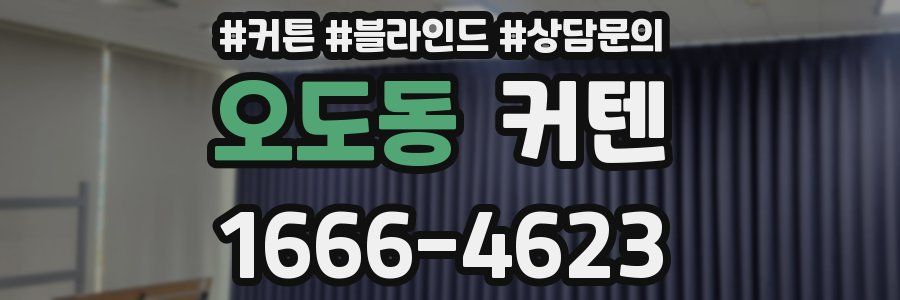 오도동 커텐