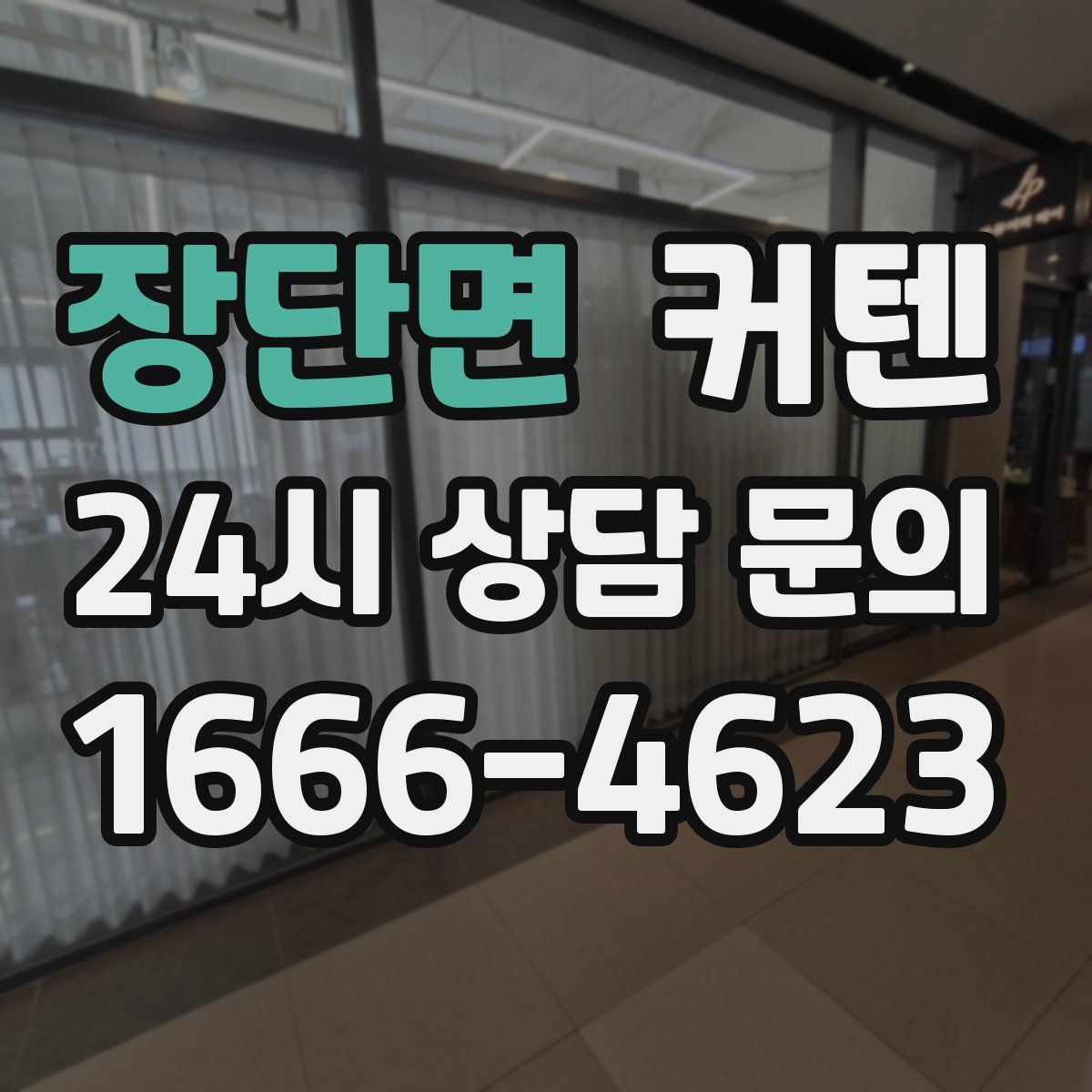 장단면 커텐