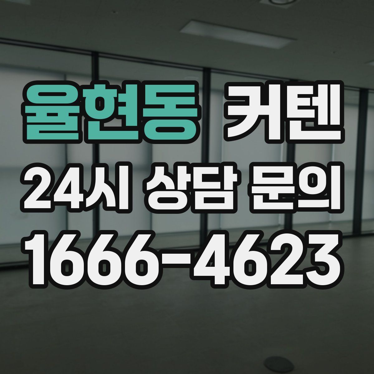 율현동 커텐