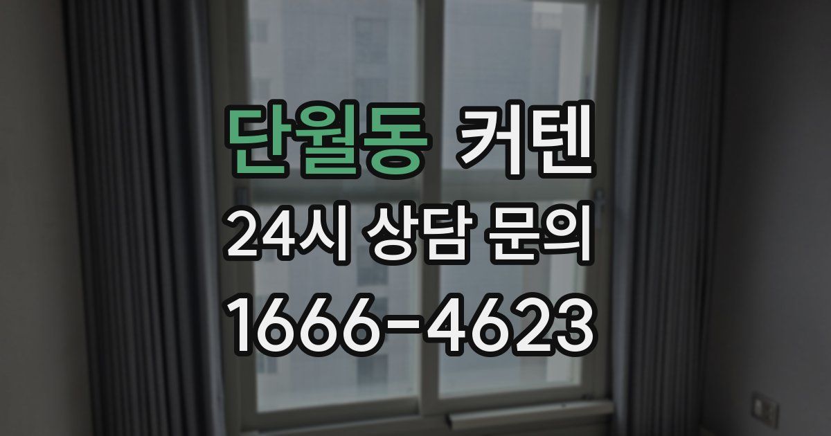 단월동 커텐