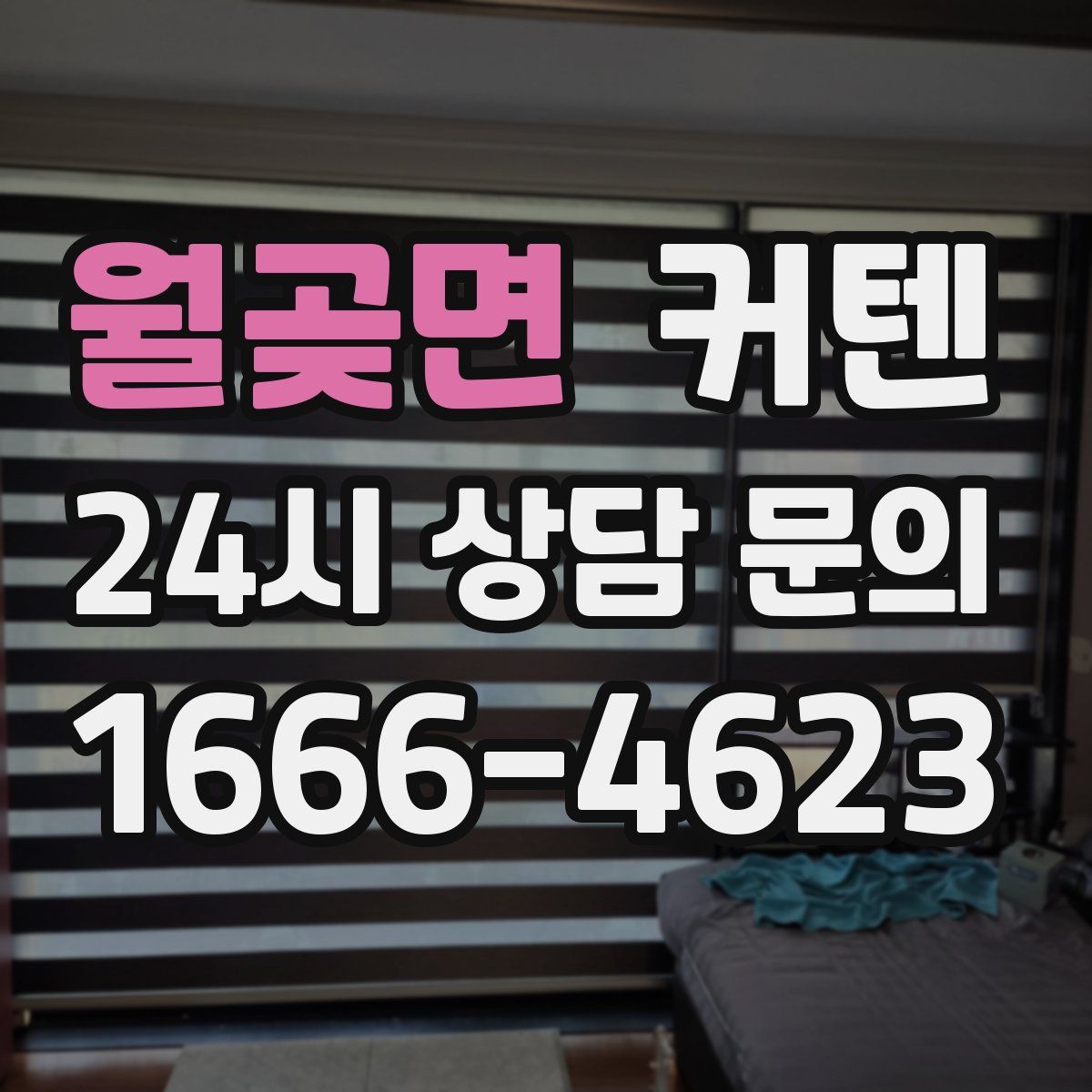 월곶면 커텐
