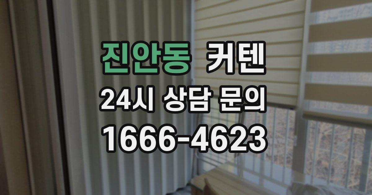 진안동 커텐
