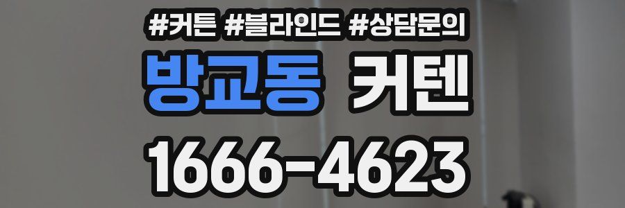 방교동 커텐