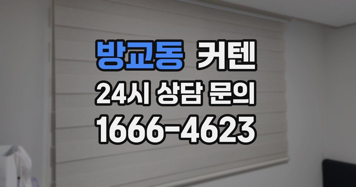 방교동 커텐