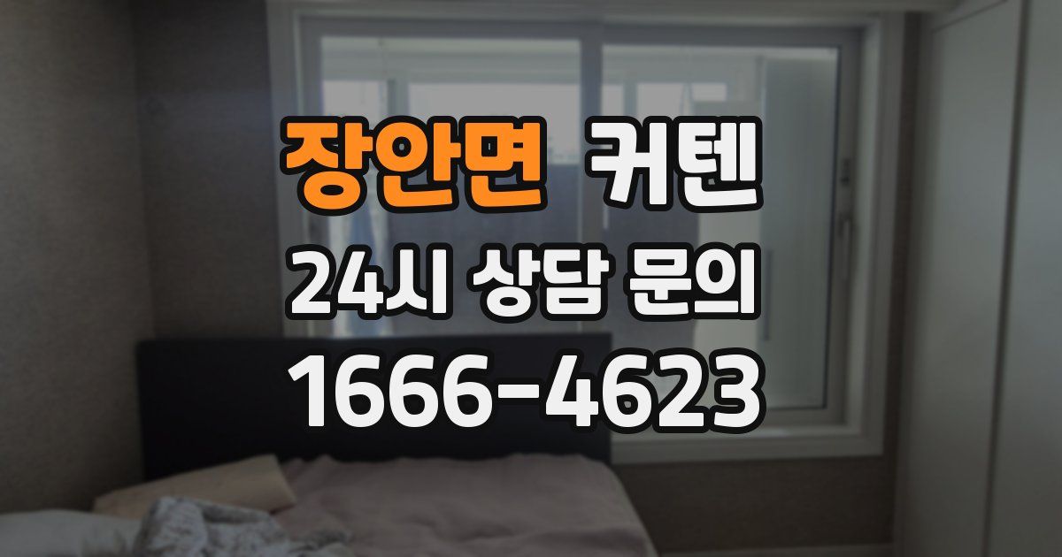 장안면 커텐