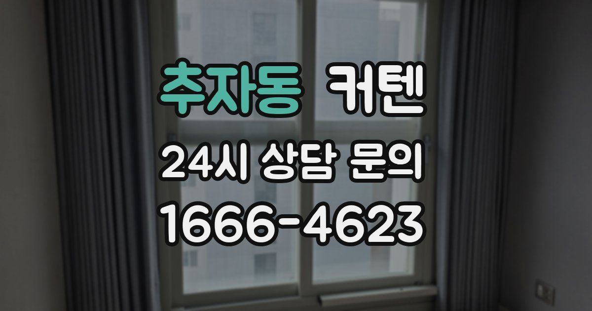 추자동 커텐