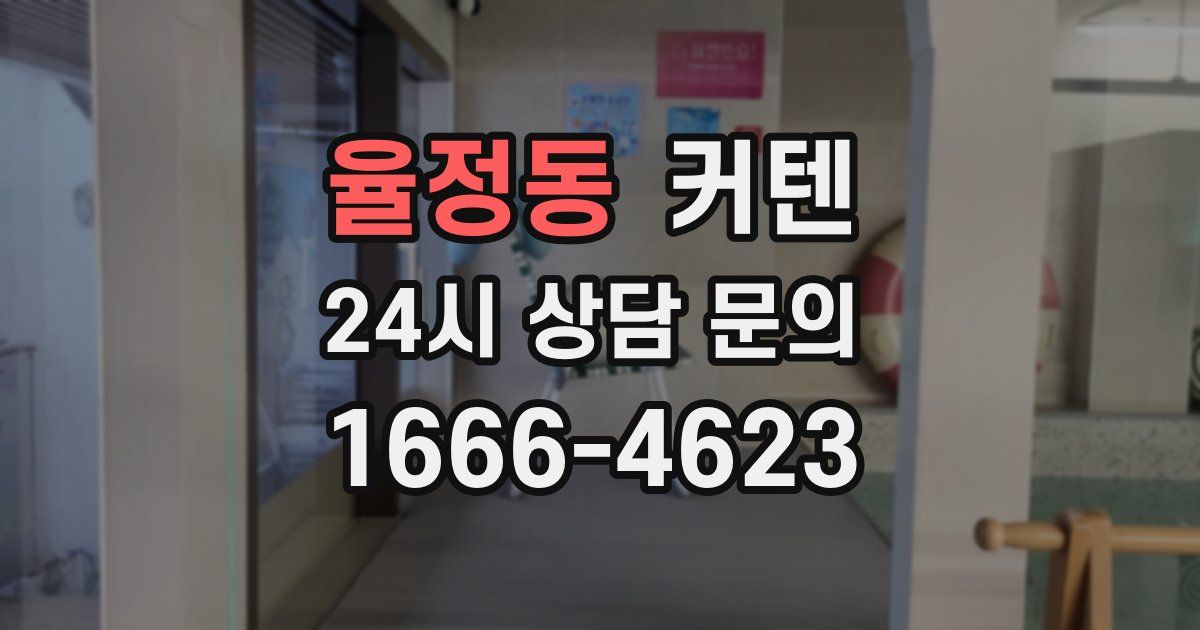 율정동 커텐