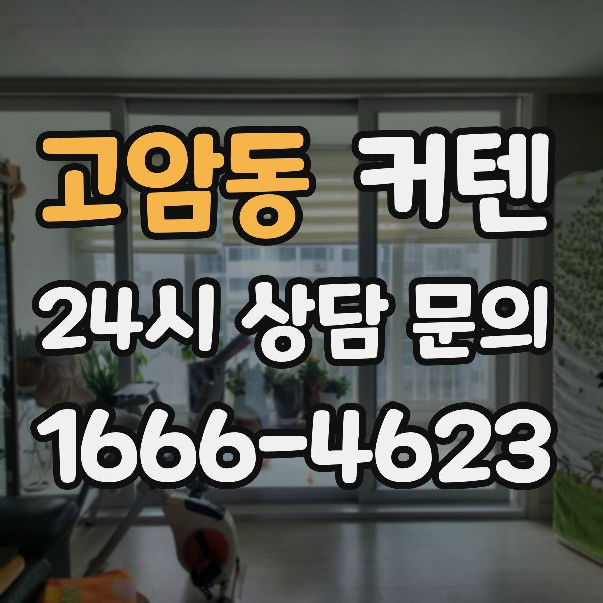 고암동 커텐