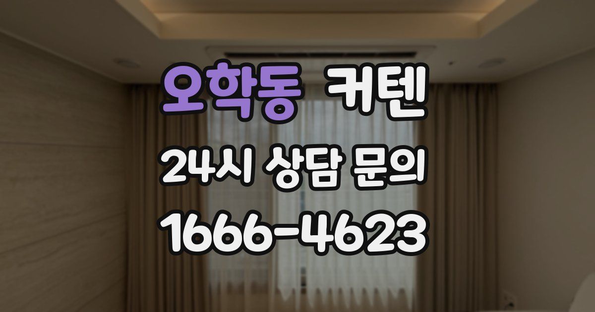 오학동 커텐
