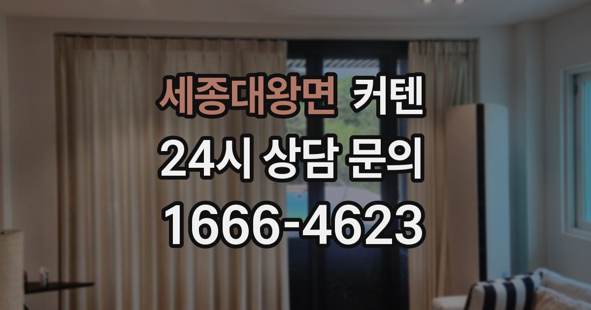 세종대왕면 커텐