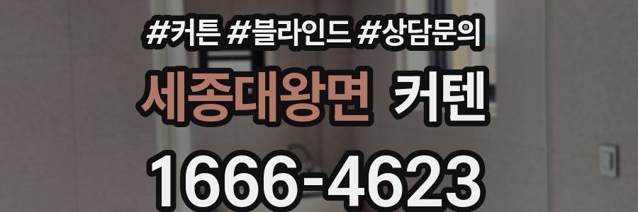 세종대왕면 커텐