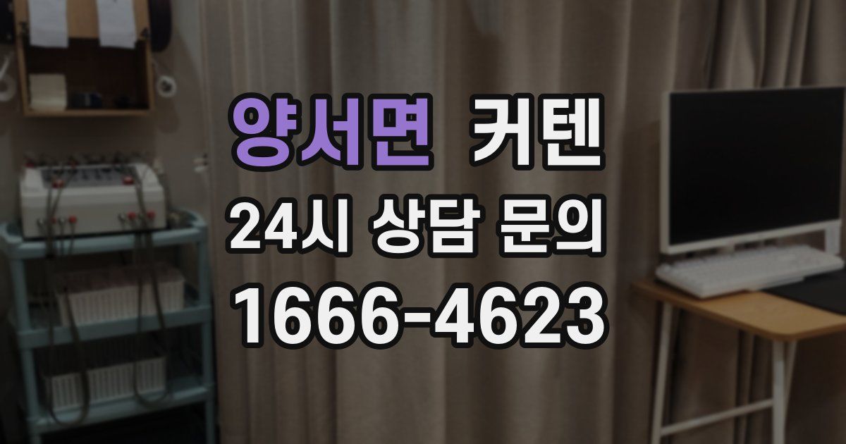 양서면 커텐