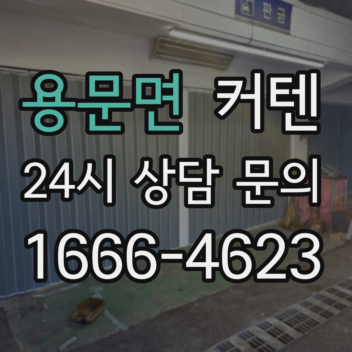 용문면 커텐