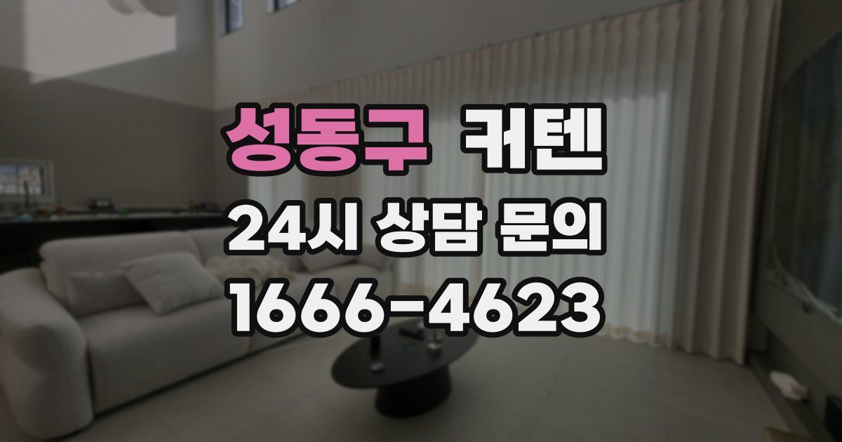 성동구 커텐