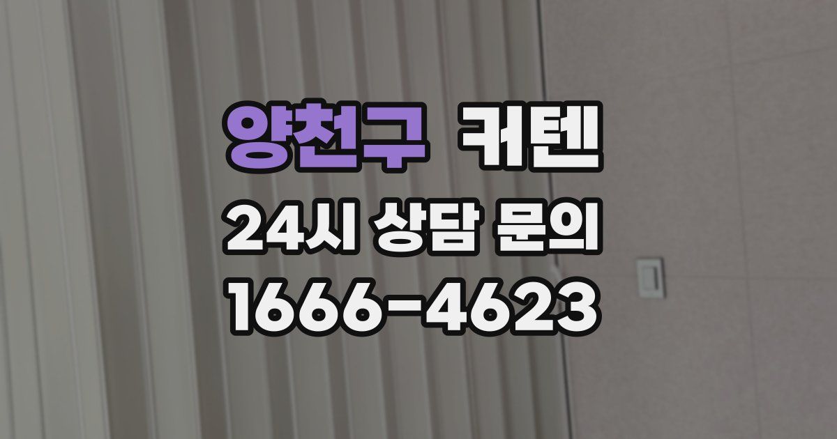 양천구 커텐