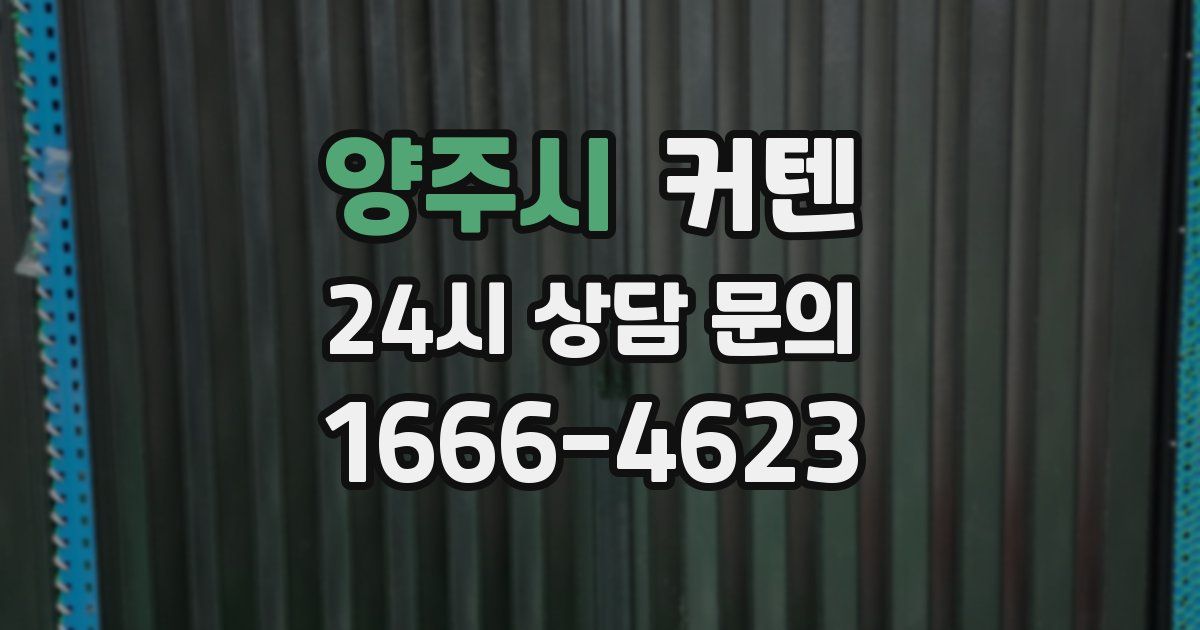 양주시 커텐