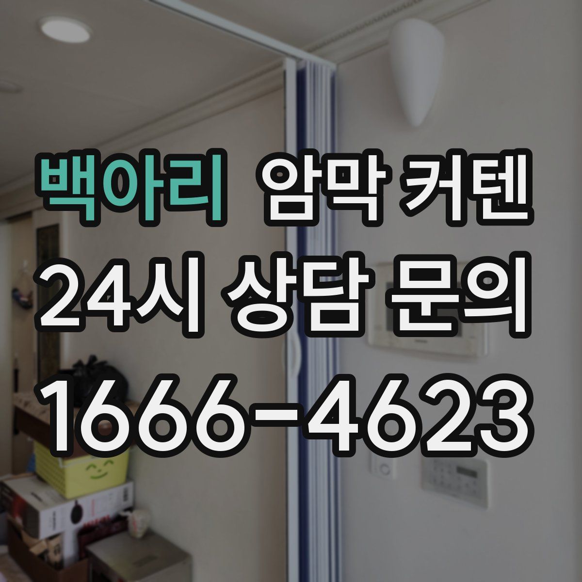 백아리 암막 커텐