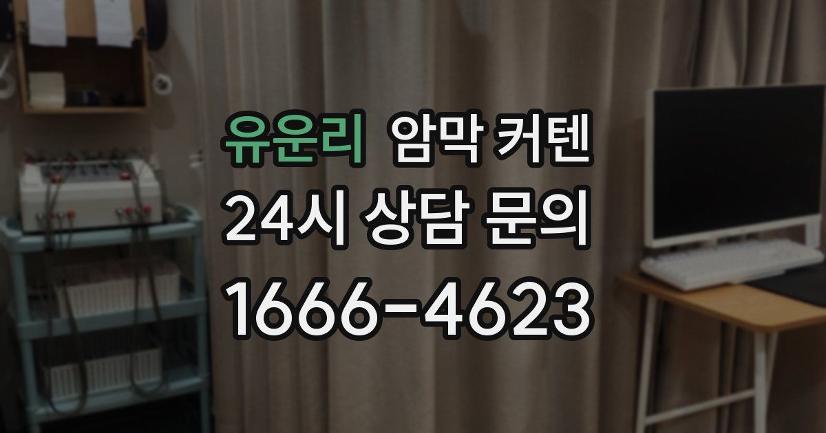 유운리 암막 커텐