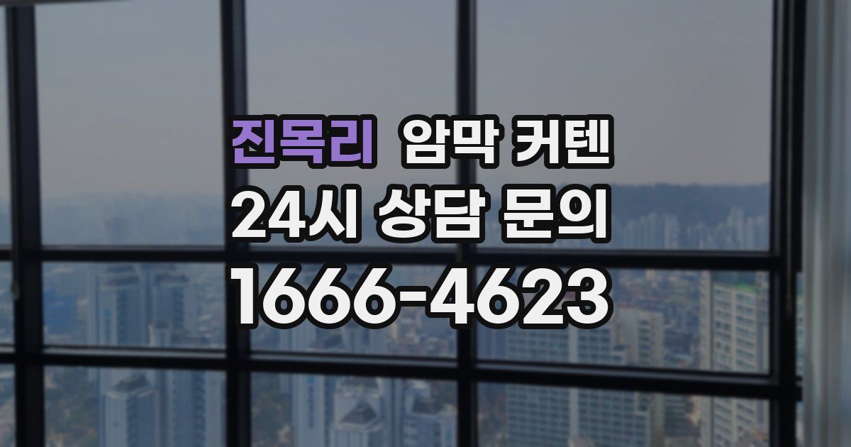 진목리 암막 커텐