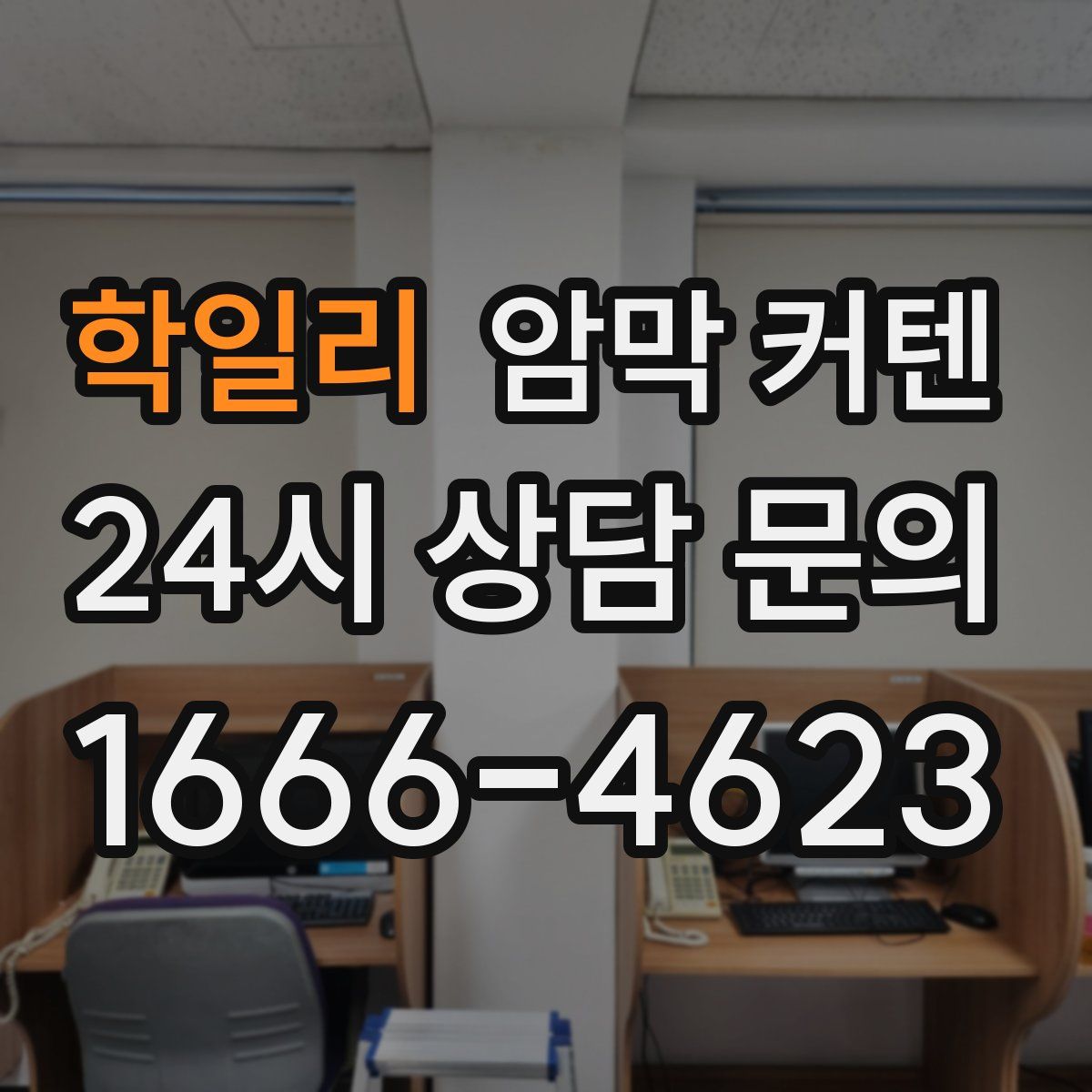 학일리 암막 커텐