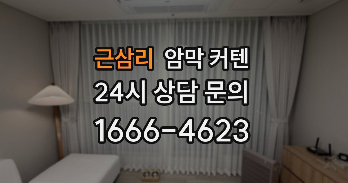 근삼리 암막 커텐