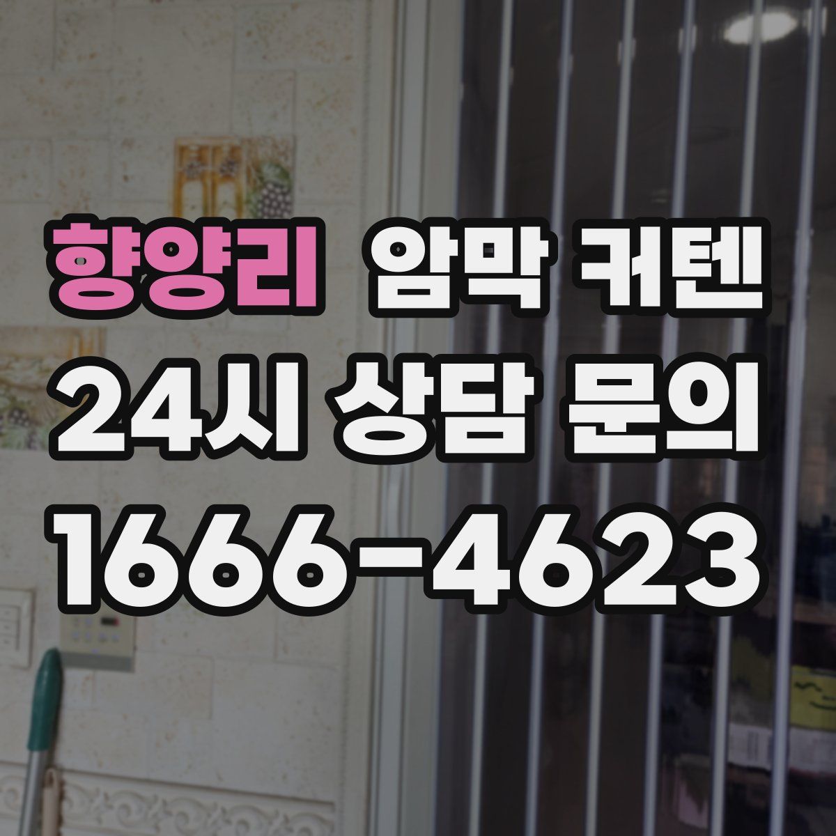 향양리 암막 커텐
