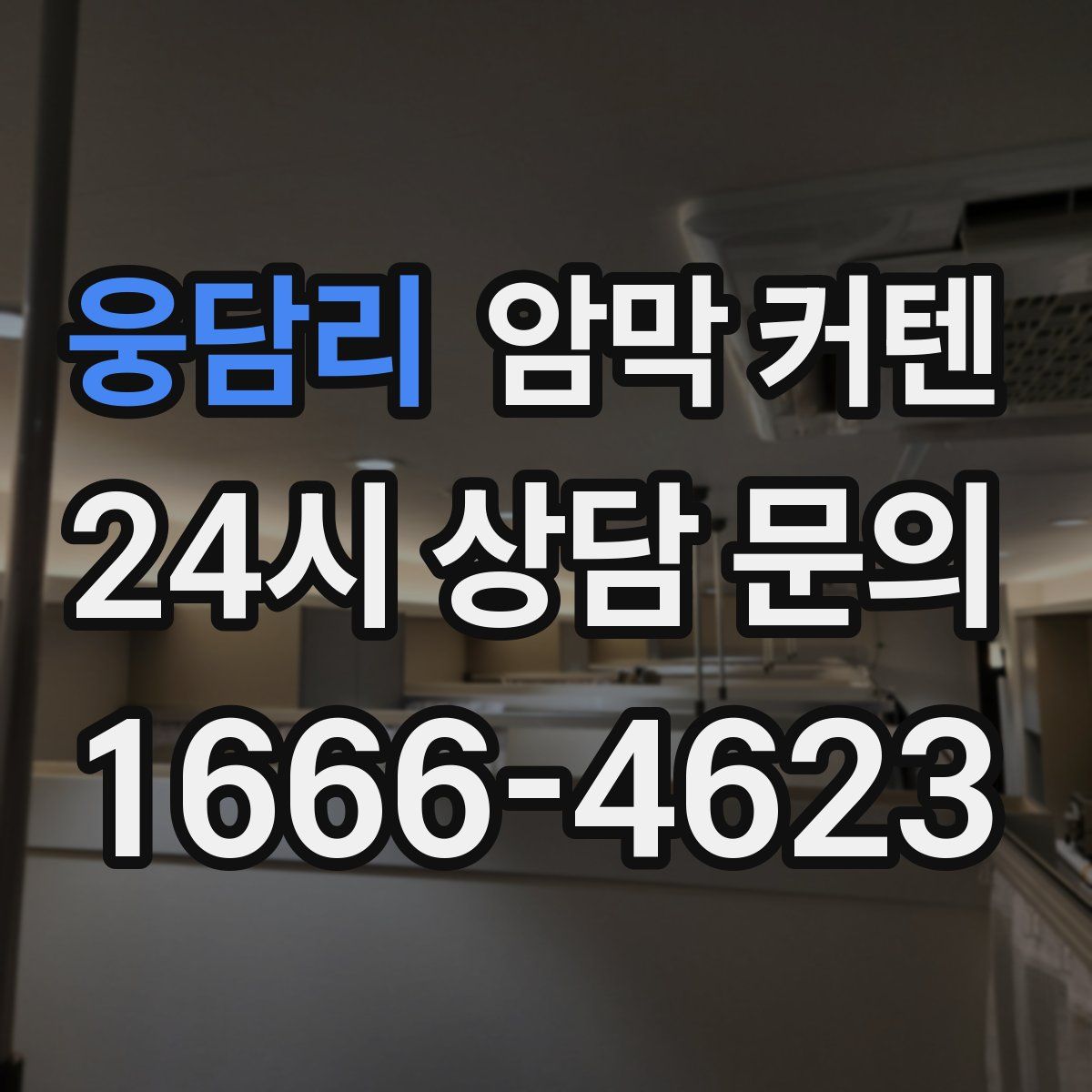 웅담리 암막 커텐