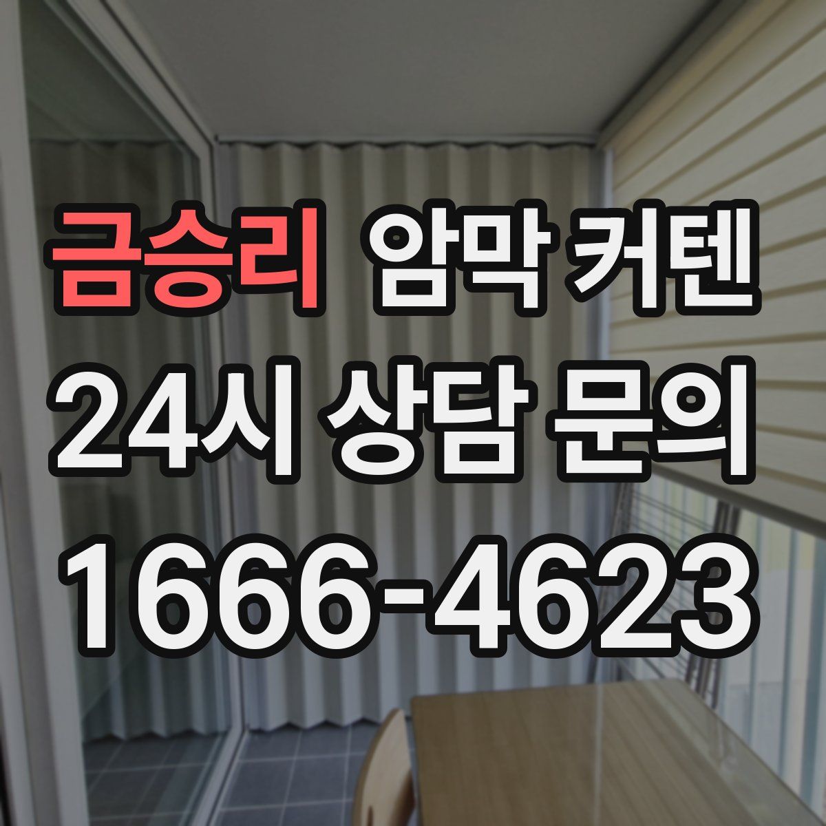 금승리 암막 커텐
