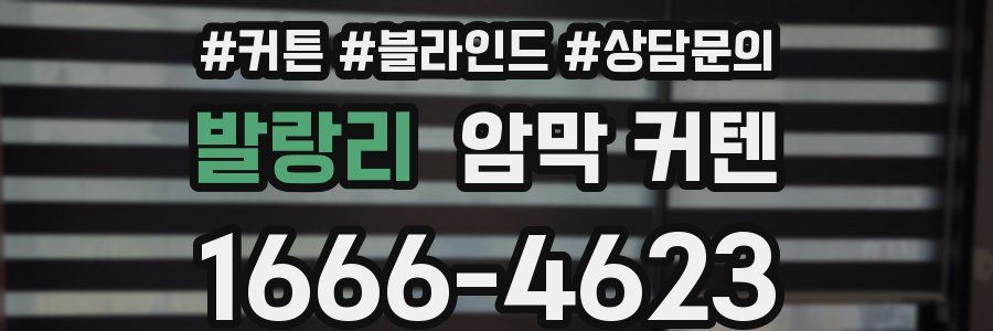 발랑리 암막 커텐