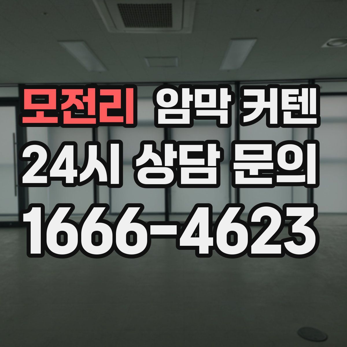 모전리 암막 커텐
