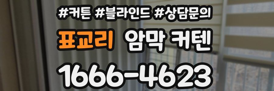 표교리 암막 커텐