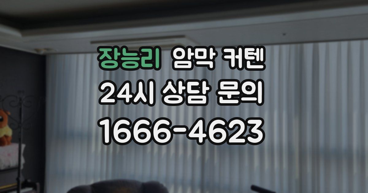 장능리 암막 커텐
