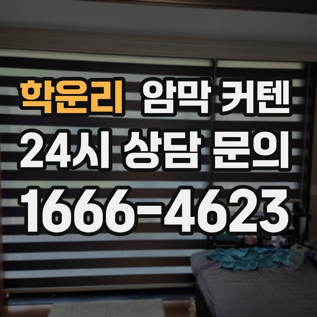 학운리 암막 커텐