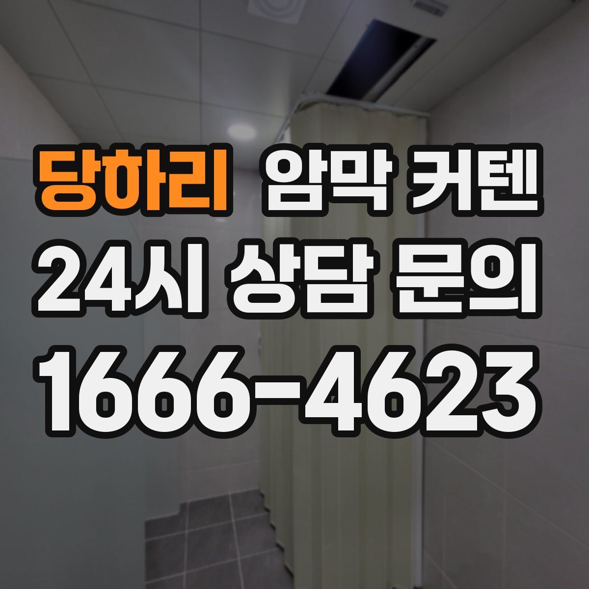당하리 암막 커텐