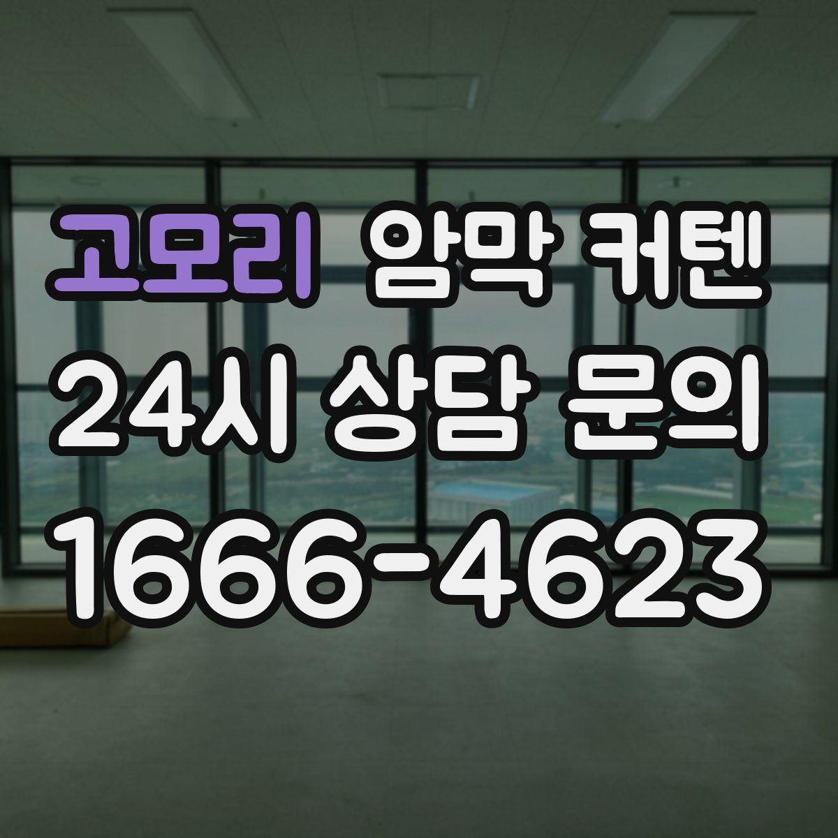 고모리 암막 커텐