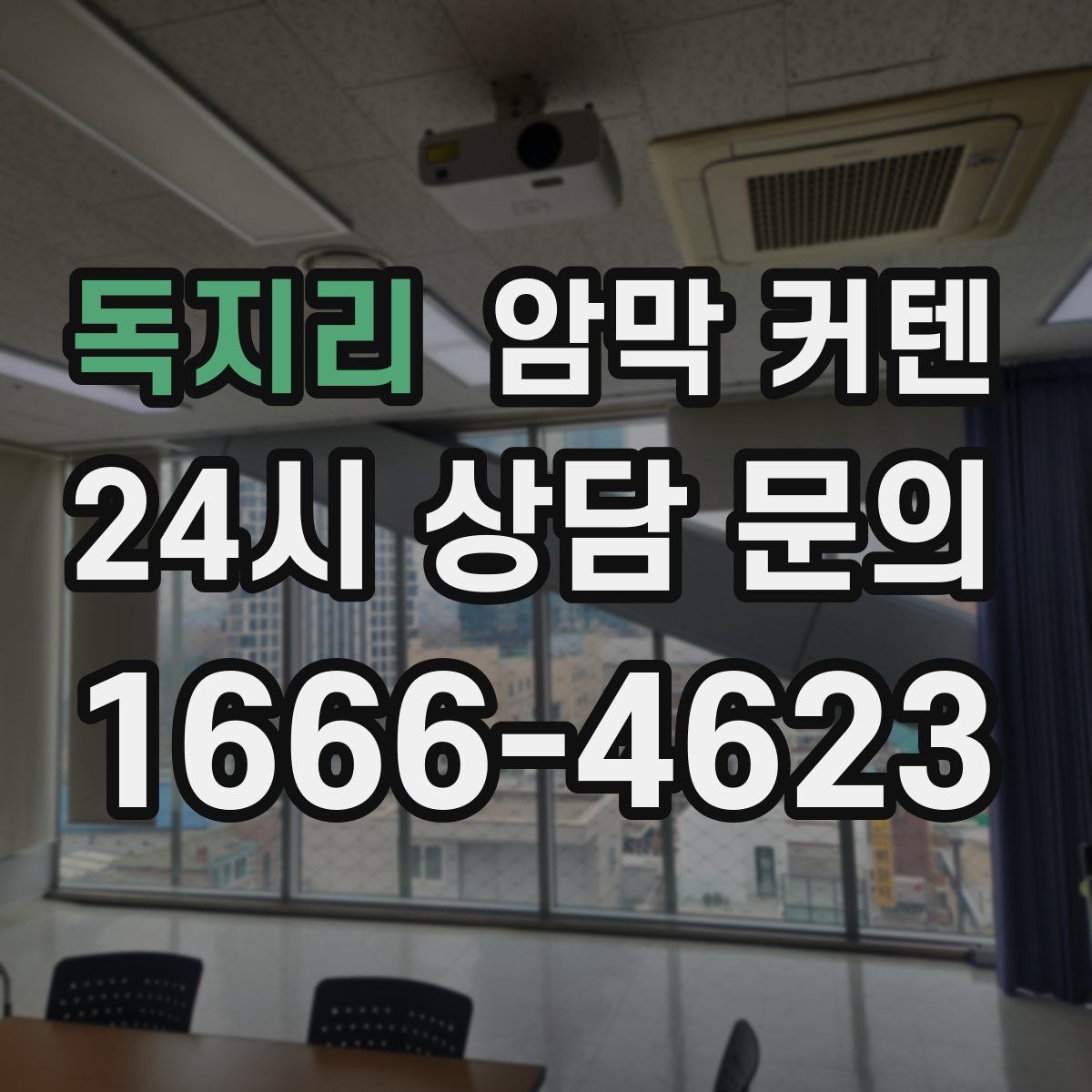 독지리 암막 커텐