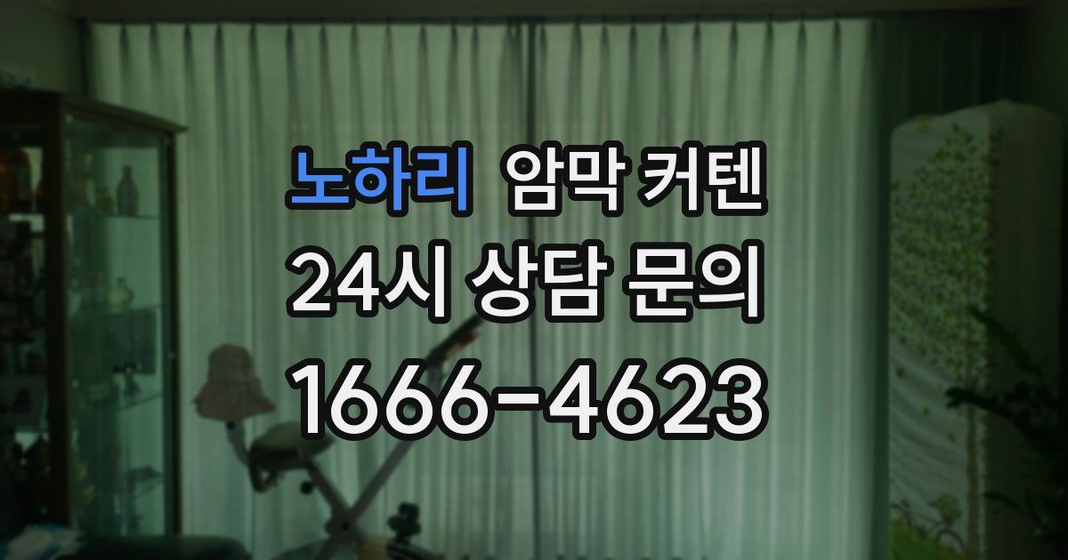 노하리 암막 커텐