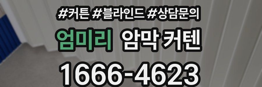 엄미리 암막 커텐