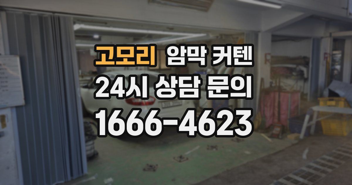 고모리 암막 커텐