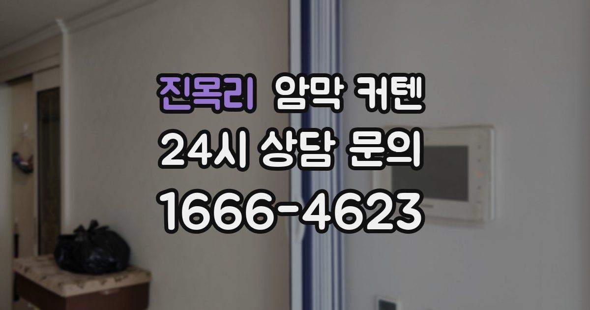 진목리 암막 커텐
