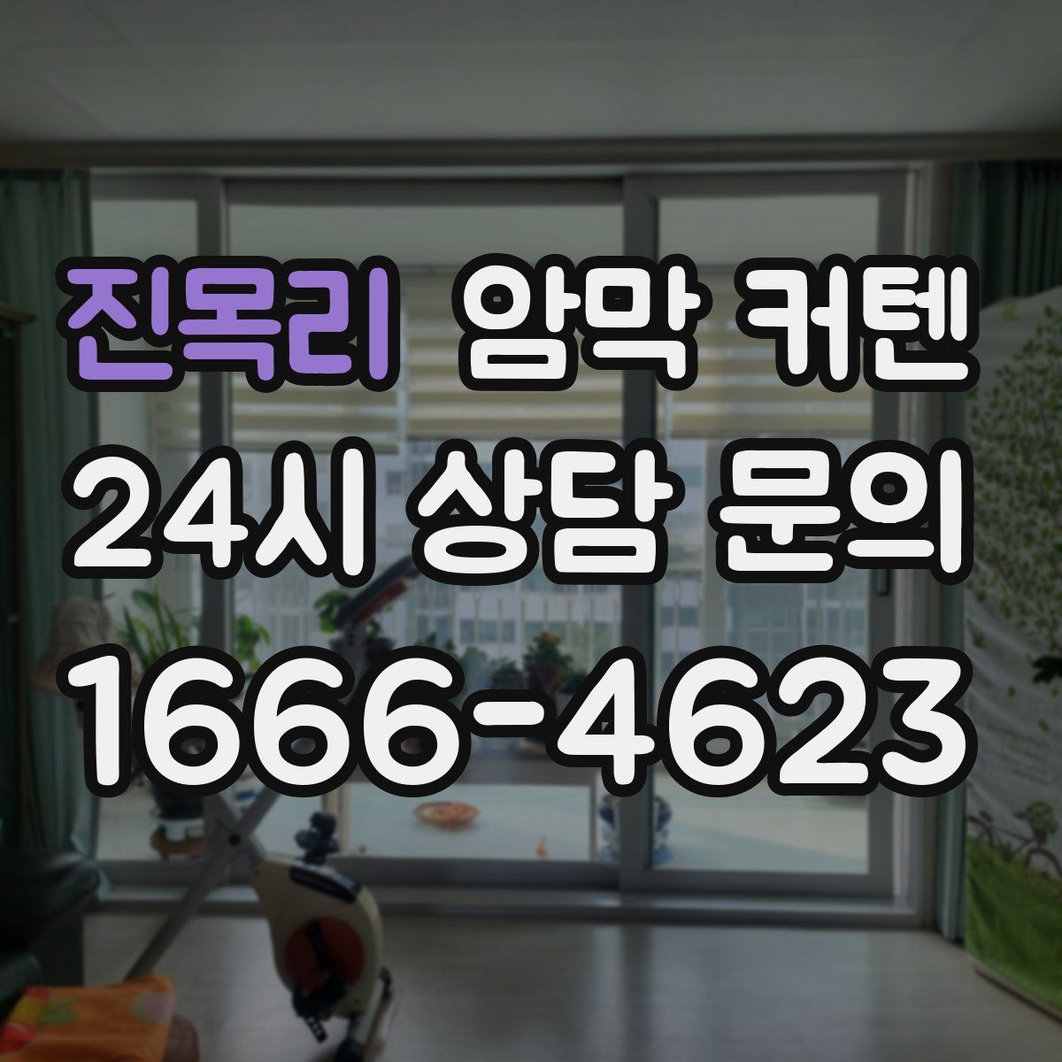 진목리 암막 커텐