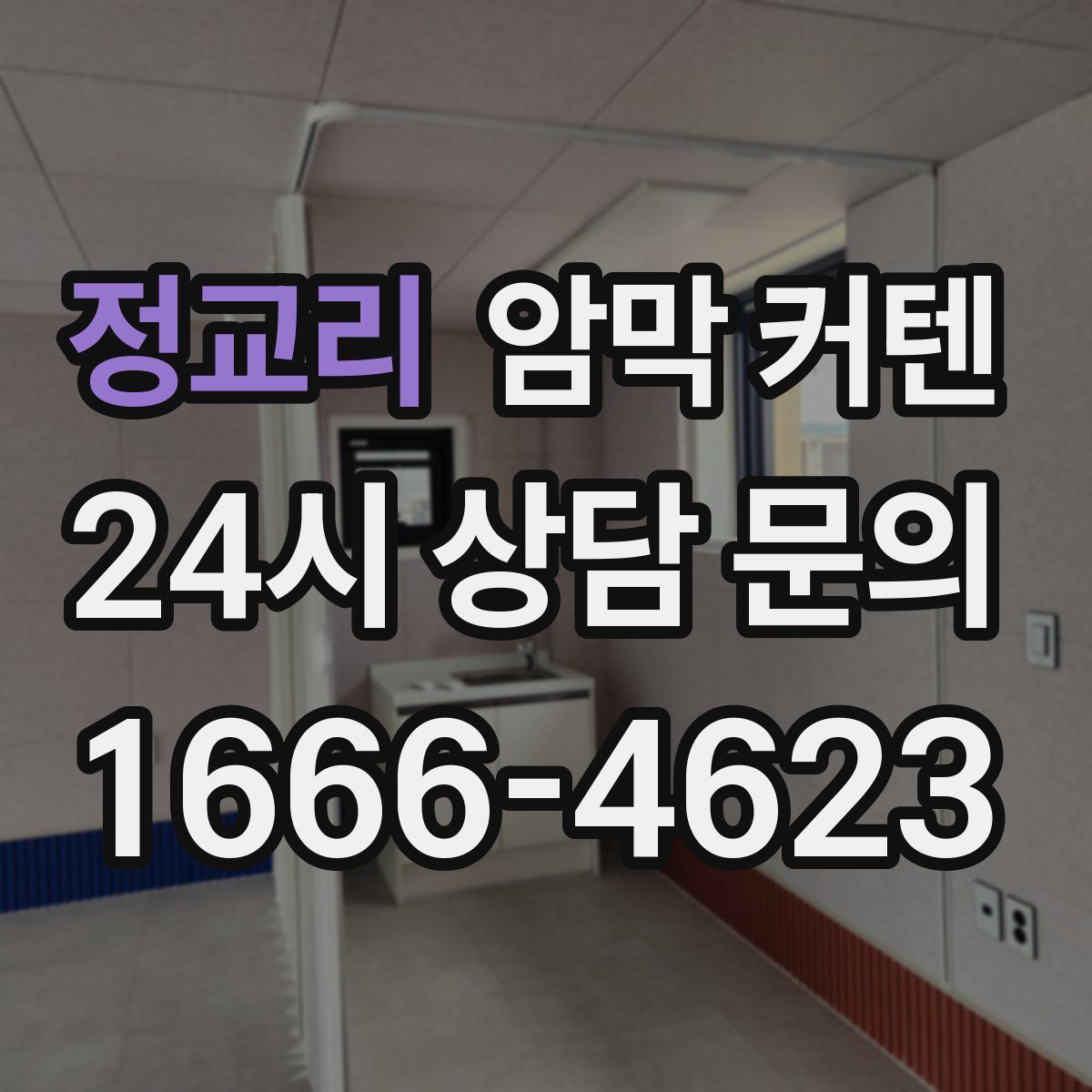 정교리 암막 커텐